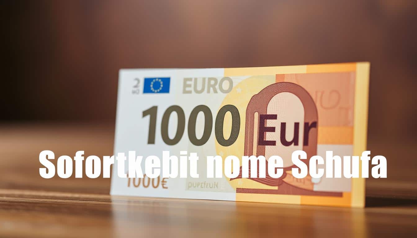1000 Euro Sofortkredit ohne Schufa