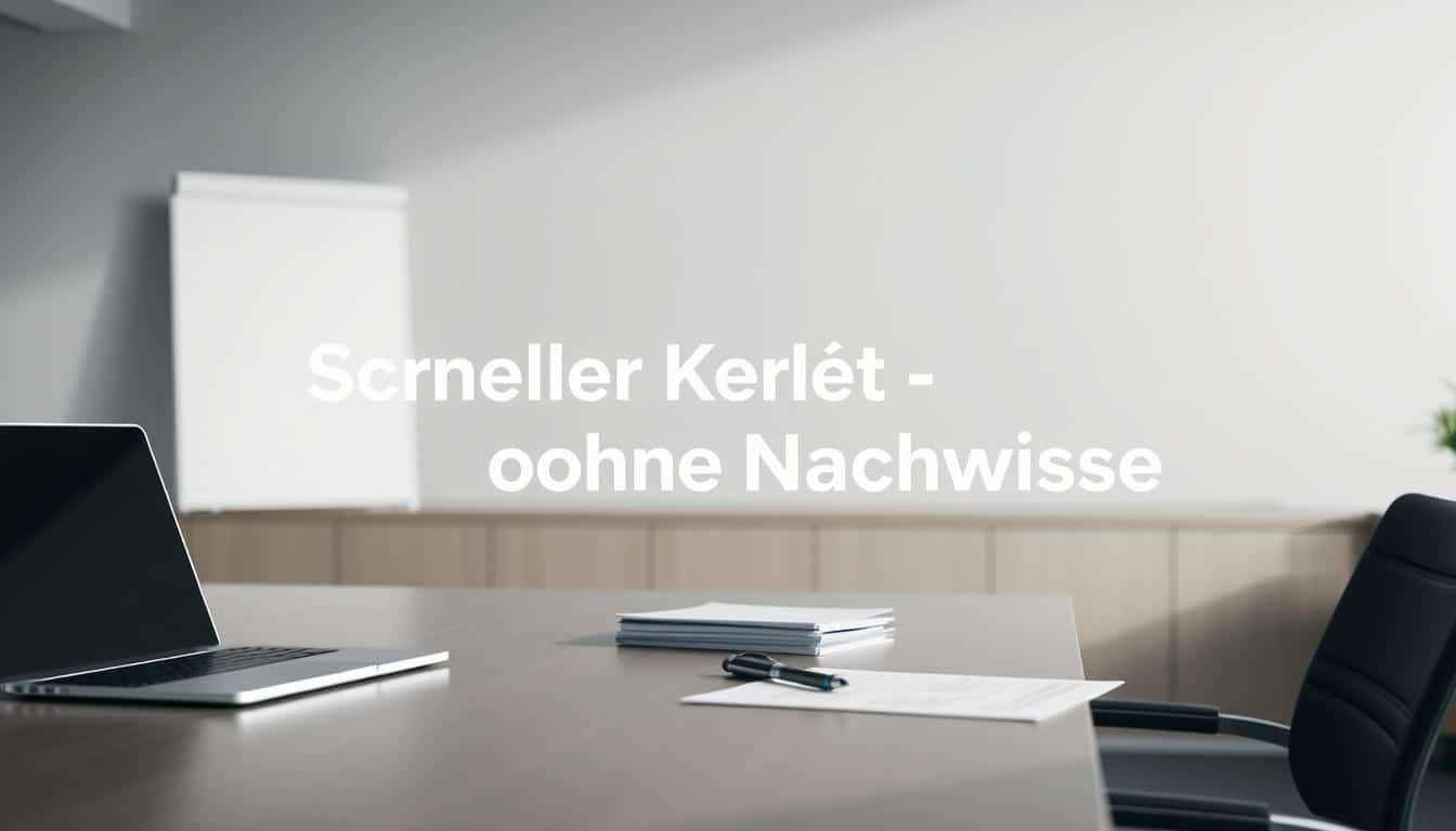 Kredit schnell ohne Nachweise