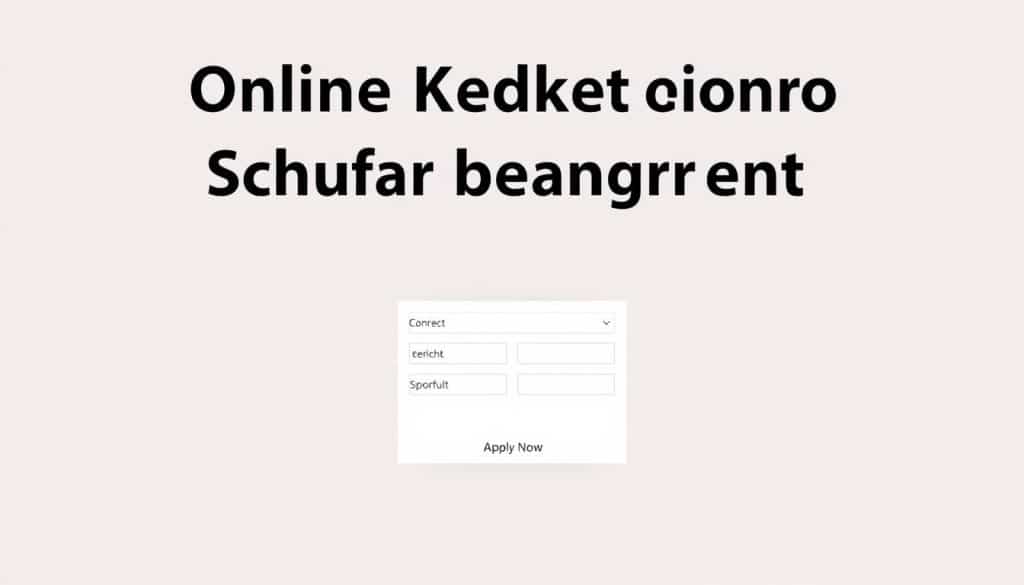 Online Kredit ohne Schufa